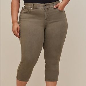 Crop Bombshell Skinny Super Soft High Rise Jeans